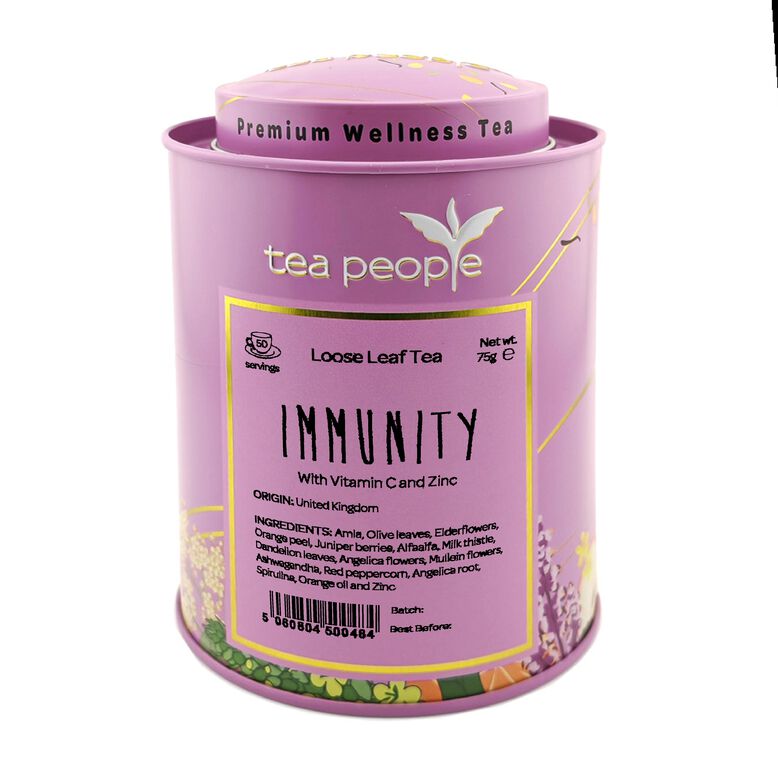 Immunity -75g Loose Leaf Tea in Tin Caddy, , hi-res